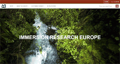 Desktop Screenshot of immersionresearch.eu